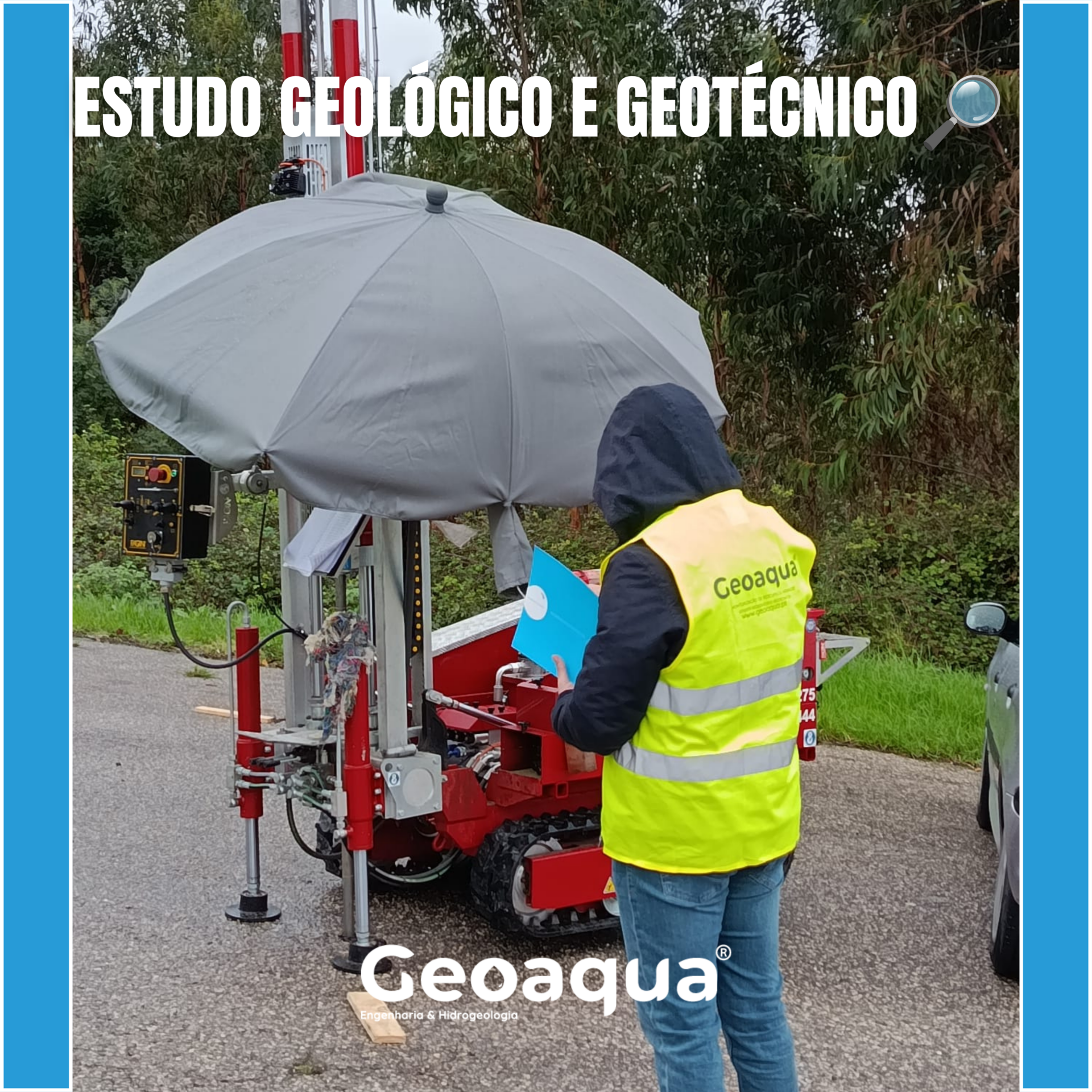 Estudo geológico e geotécnico para instalação de postos de carregamento de veículos elétricos em Penacova.